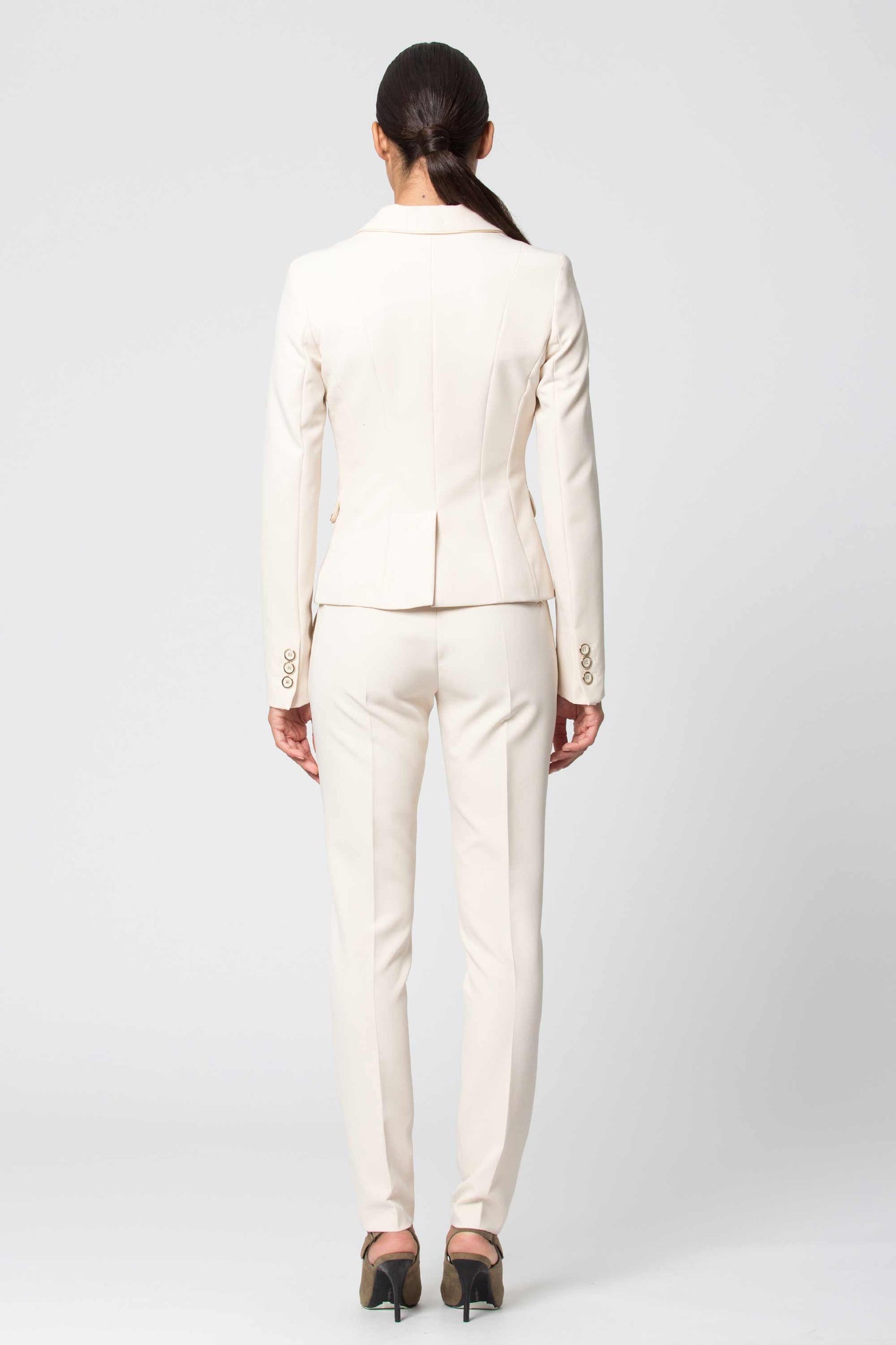 Tailleur Monopetto Kocca / Bianco - Ideal Moda