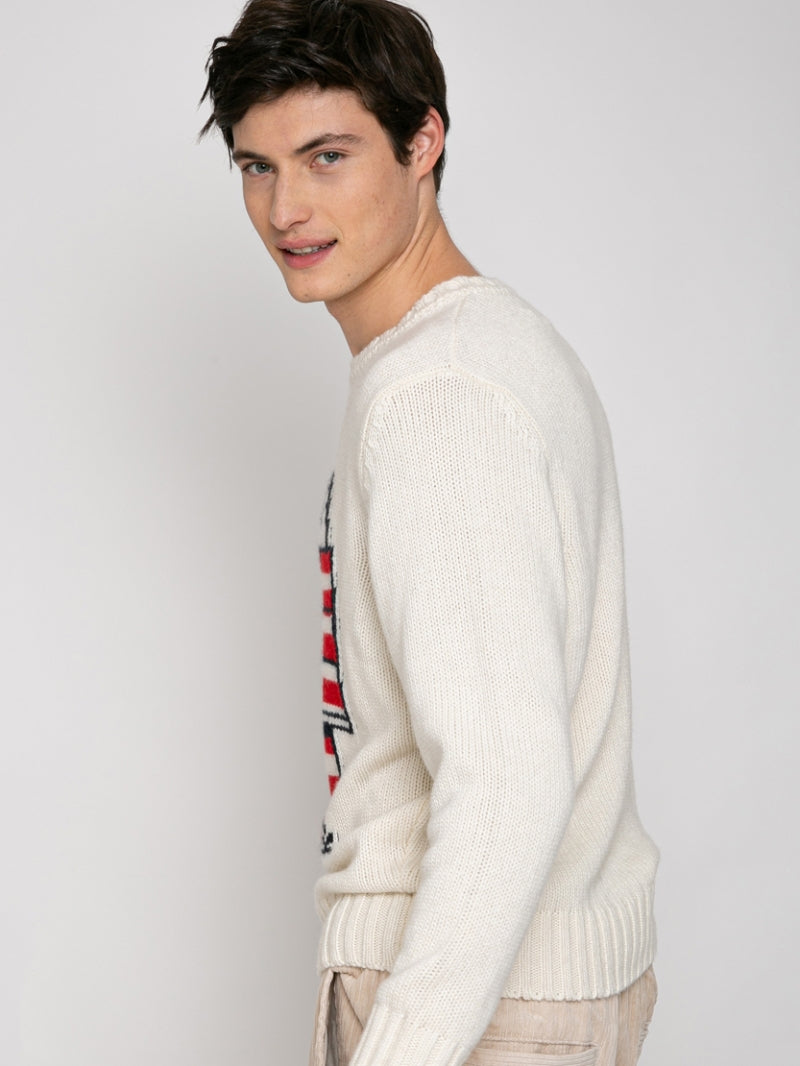 Maglia Mc2 Saint Barth Special Edition / Bianco - Ideal Moda