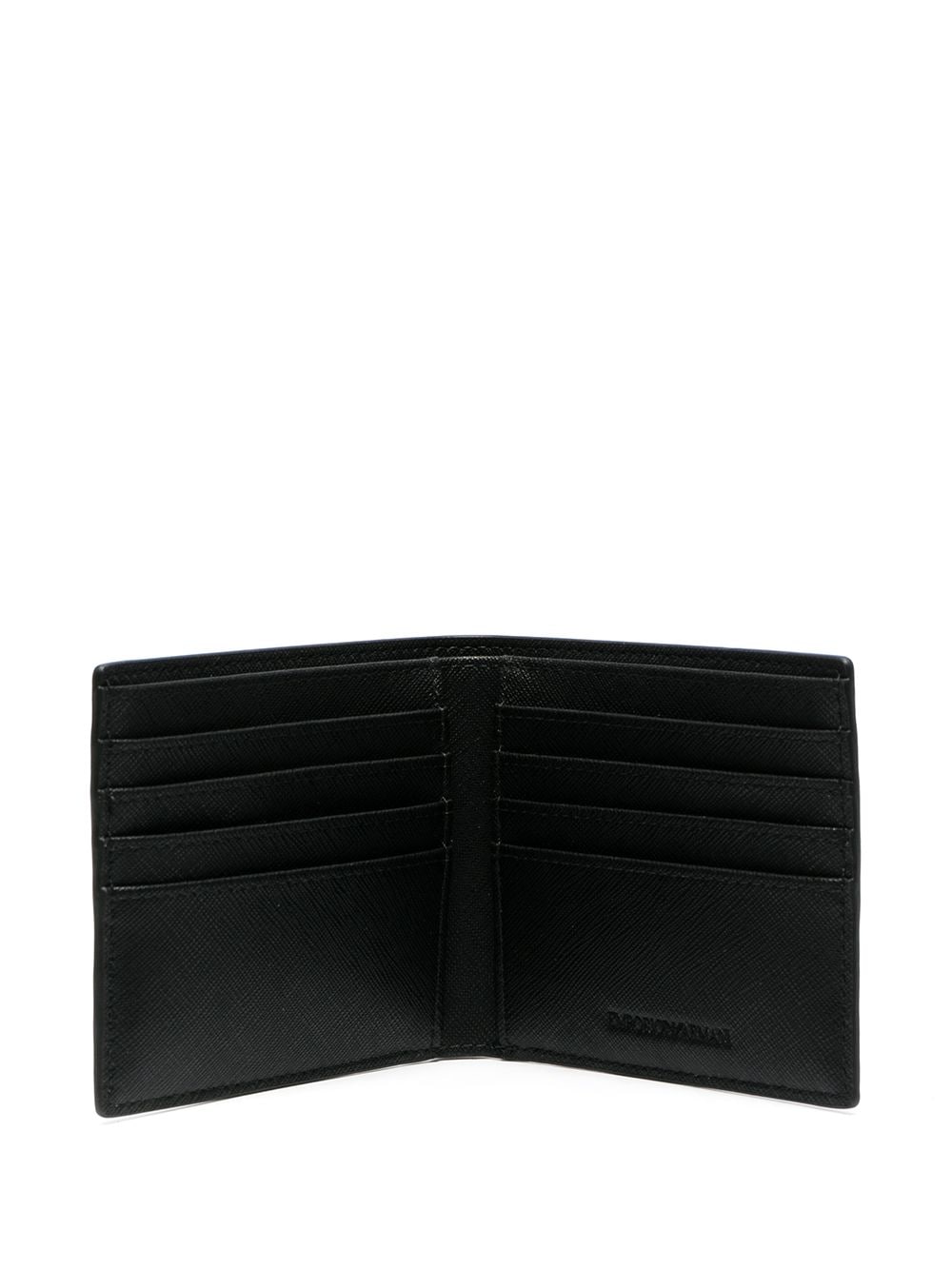 Portafoglio con stampa logo / Nero - Ideal Moda