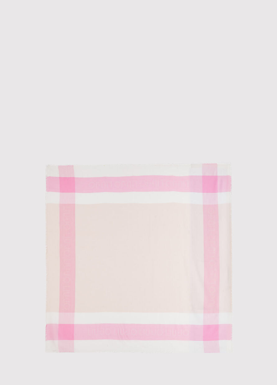 Foulard con Cuori Liu Jo / Rosa - Ideal Moda