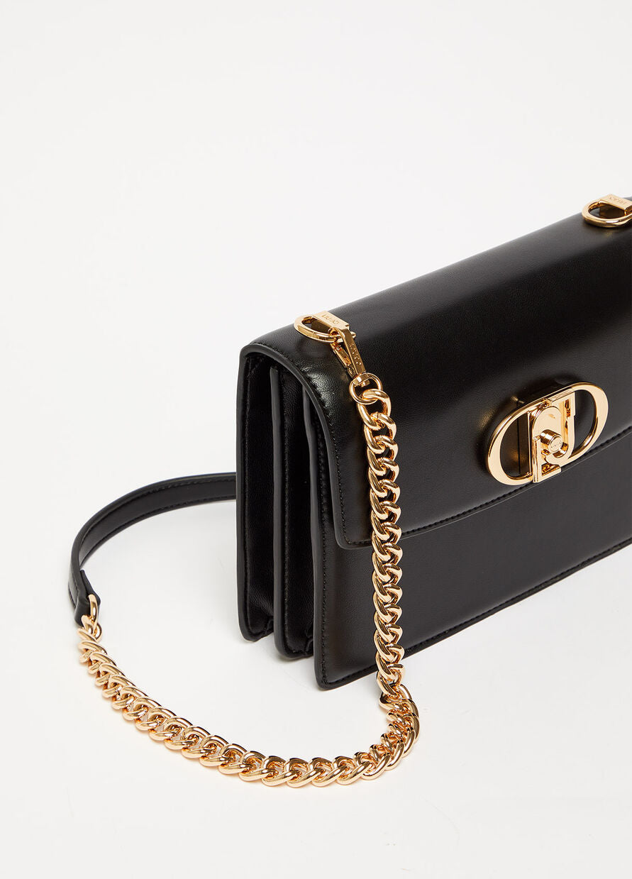Borsa a Spalla con Logo Liu Jo / Nero - Ideal Moda