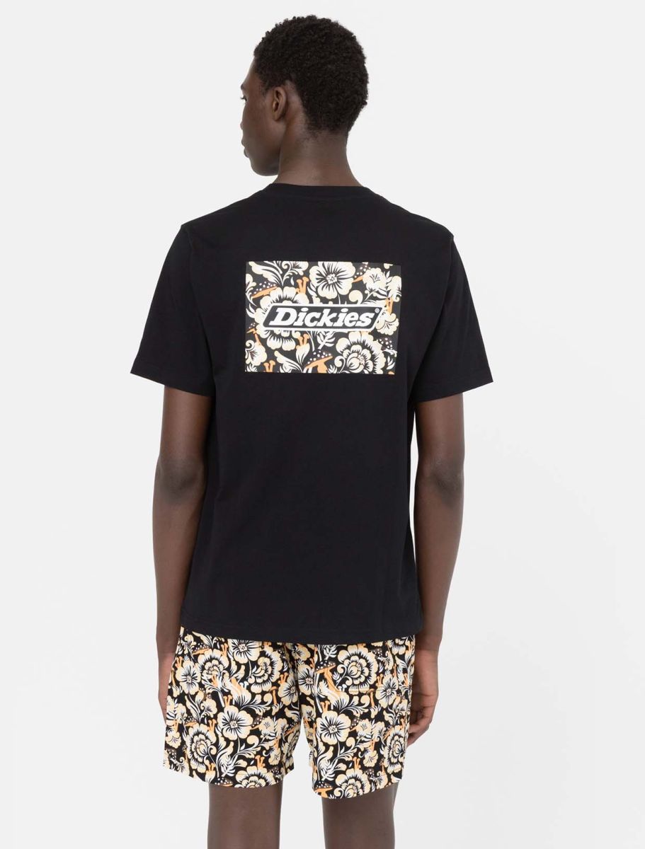 T-Shirt Roseburg con Stampa Dickies / Nero - Ideal Moda