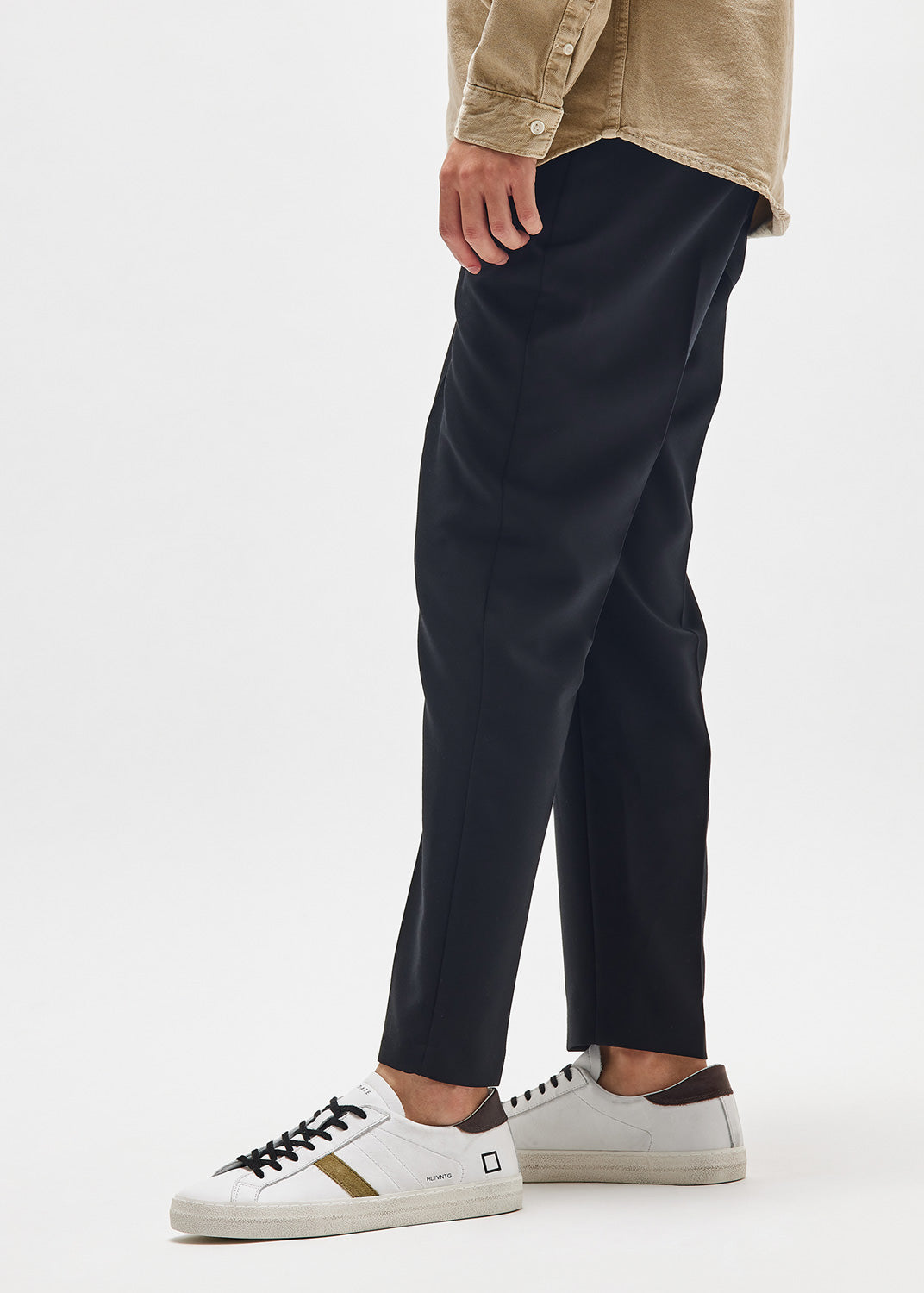 Sneaker DATE in Pelle Hill Low Vintage Calf / Bianco - Ideal Moda