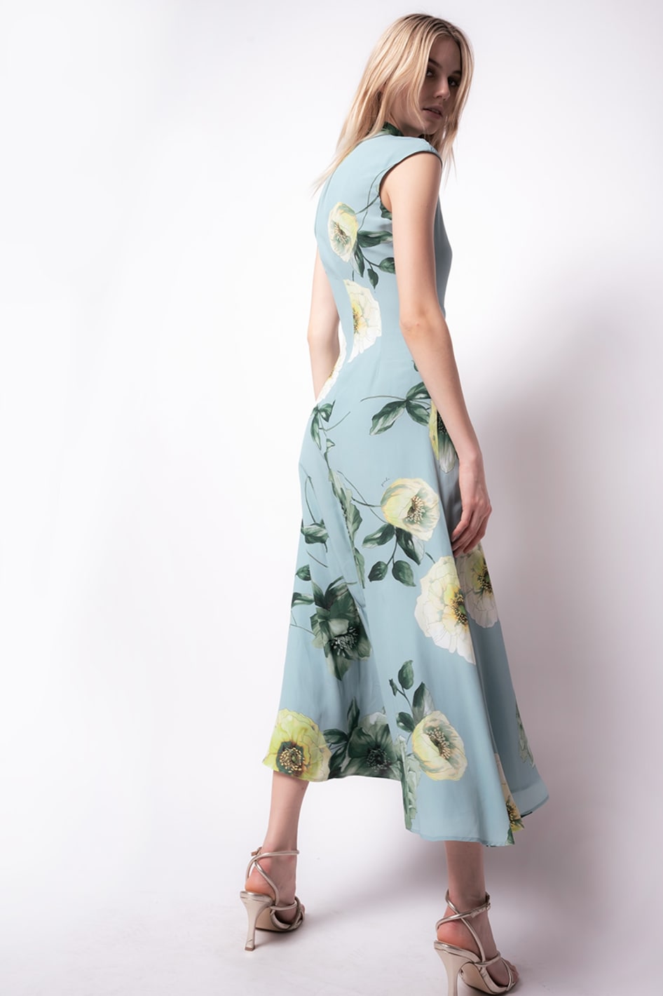Abito Pinko con Stampa / Verde - Ideal Moda