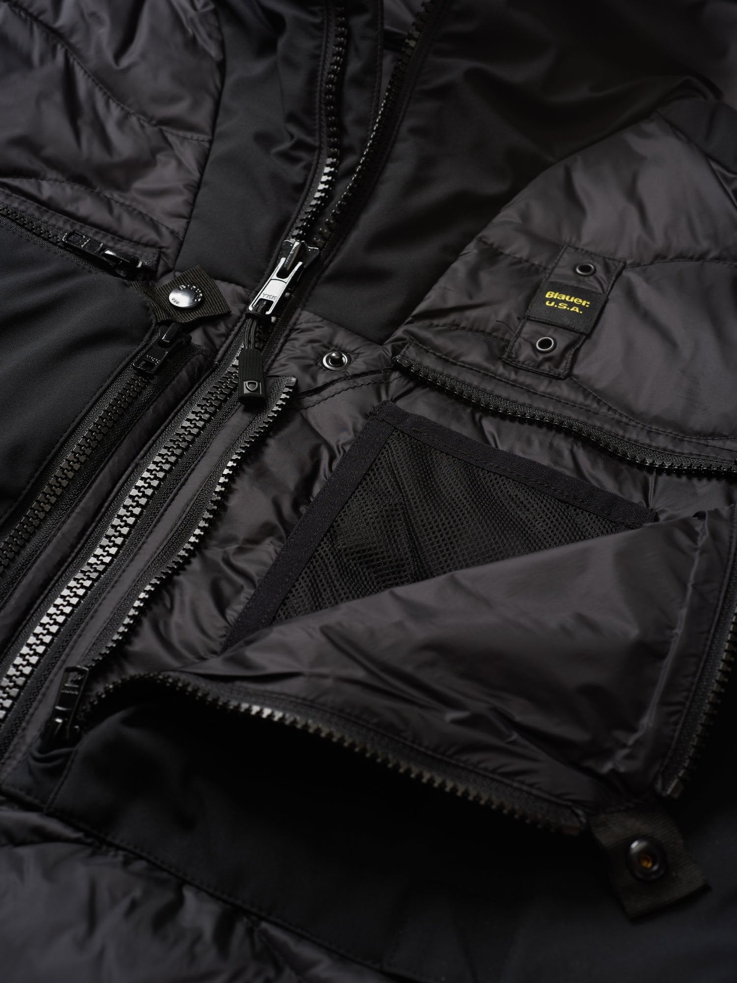 Piumino Blauer a Onde / Nero - Ideal Moda