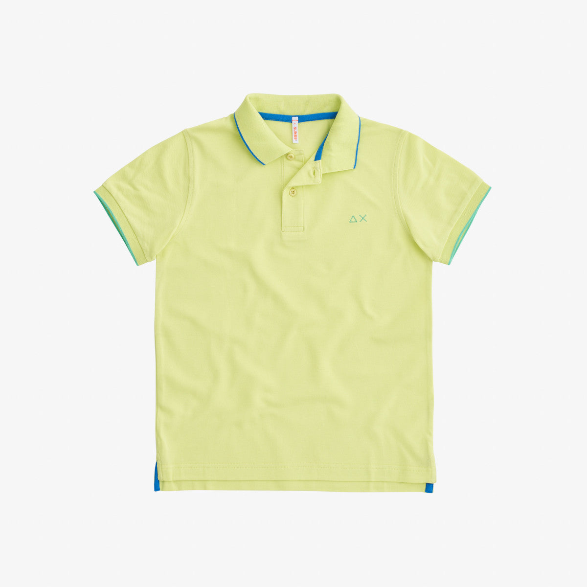 Polo Small Stripes on Collar / Giallo - Ideal Moda