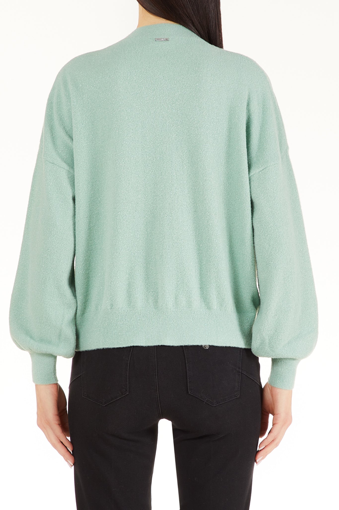 Cardigan con Applicazione Liu Jo / Verde - Ideal Moda