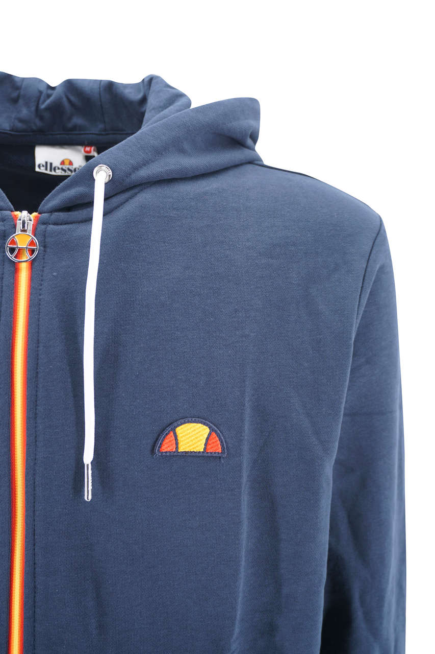 Felpa con Zip / Blu - Ideal Moda