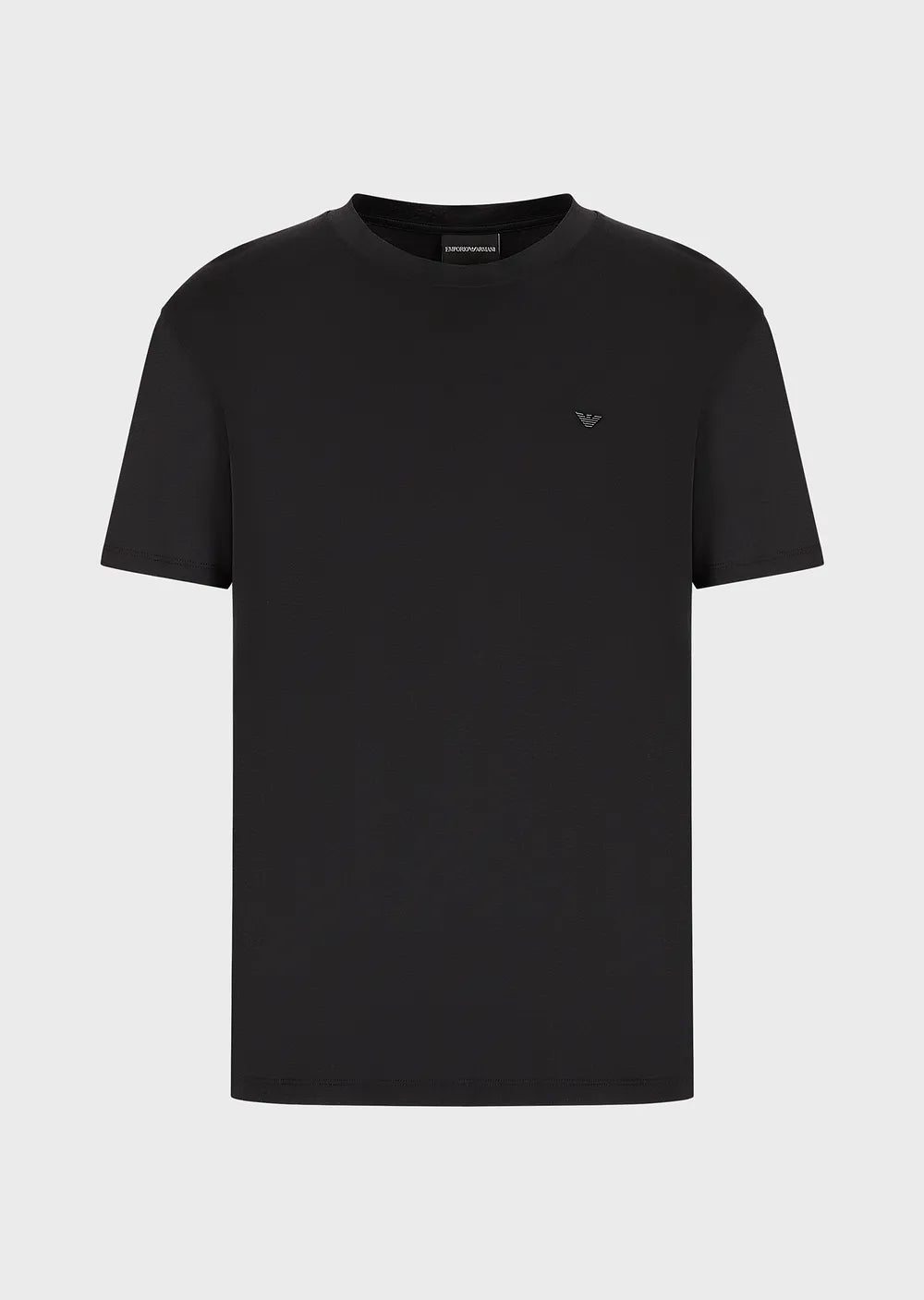 T-Shirt in Jersey Emporio Armani / Nero - Ideal Moda