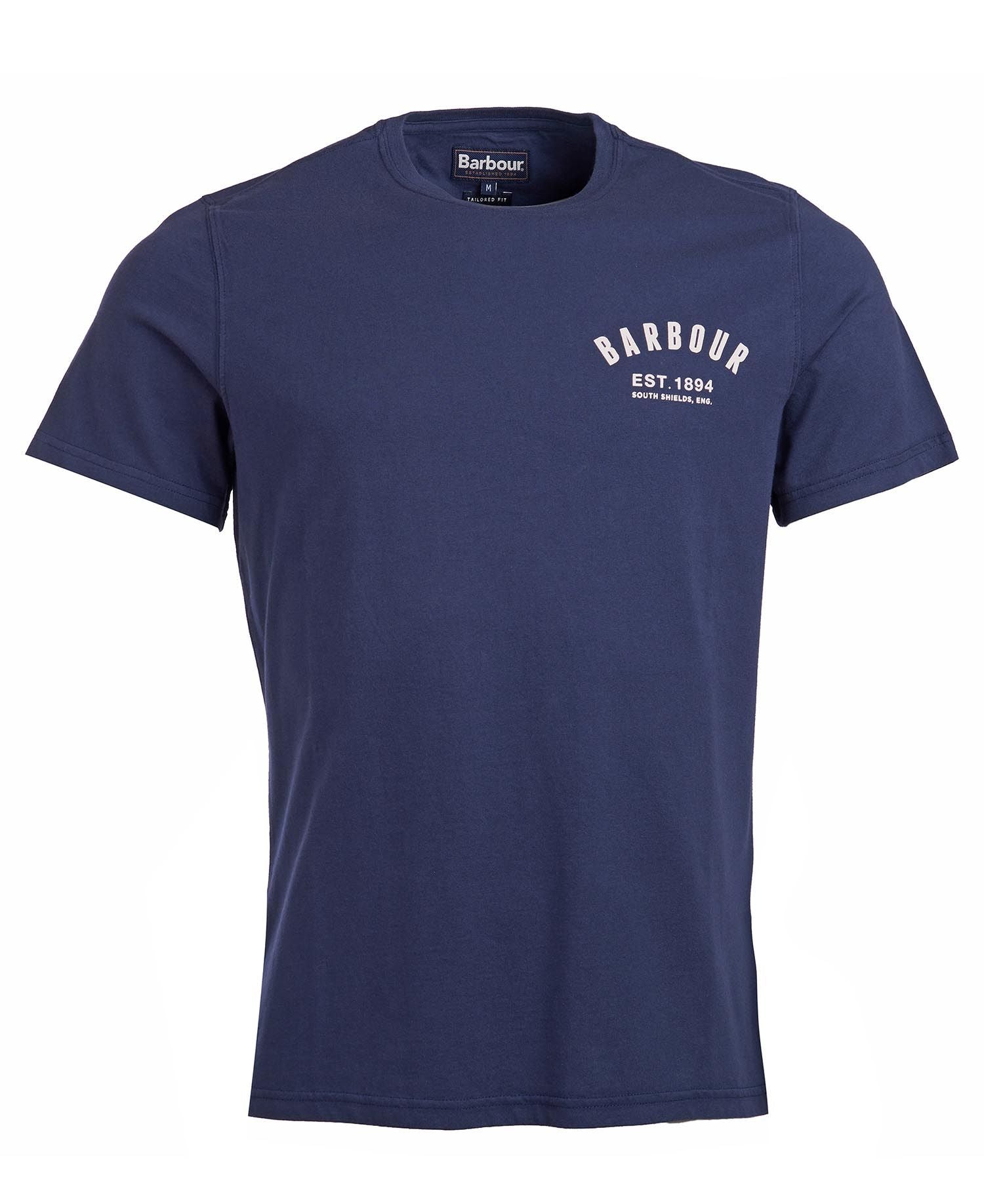 T-Shirt con Logo Barbour / Blu - Ideal Moda