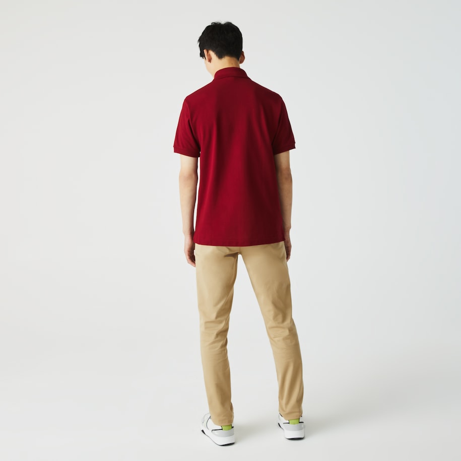 Polo 12.12 con Logo Lacoste / Bordeaux - Ideal Moda