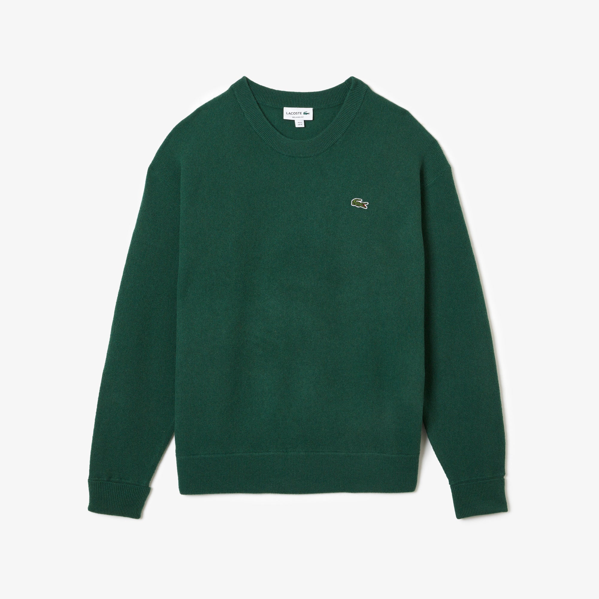 Maglia Girocollo con Logo Lacoste / Verde - Ideal Moda