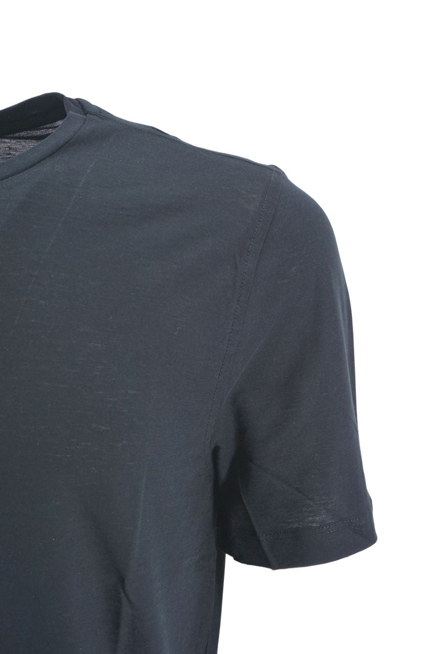 T-Shirt Girocollo Heritage / Nero - Ideal Moda