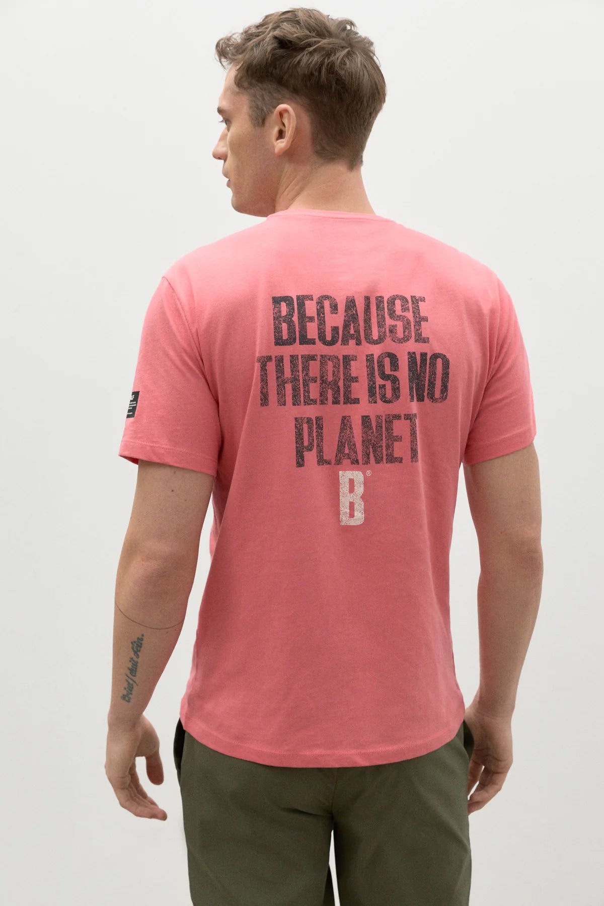 T-Shirt con Logo Ecoalf / Rosa - Ideal Moda