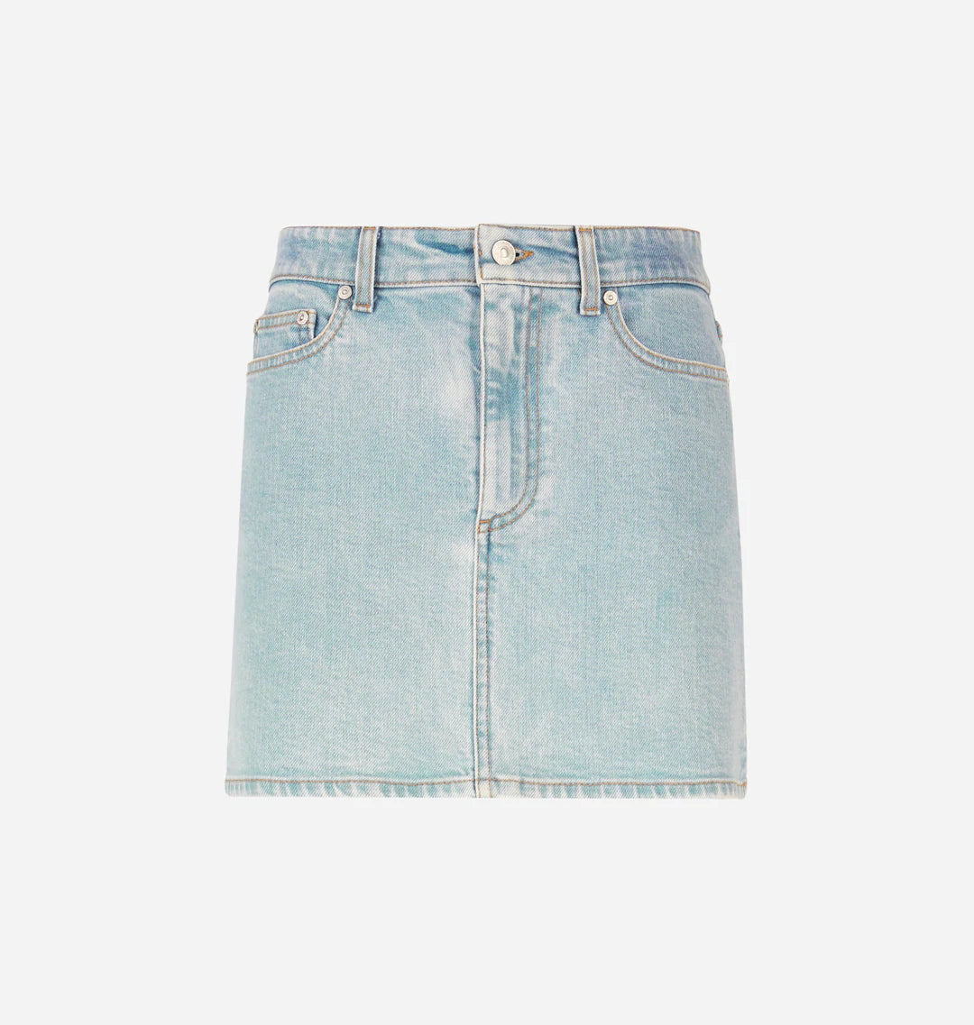 Gonna Chiara Ferragni con Logo sul Retro / Jeans - Ideal Moda