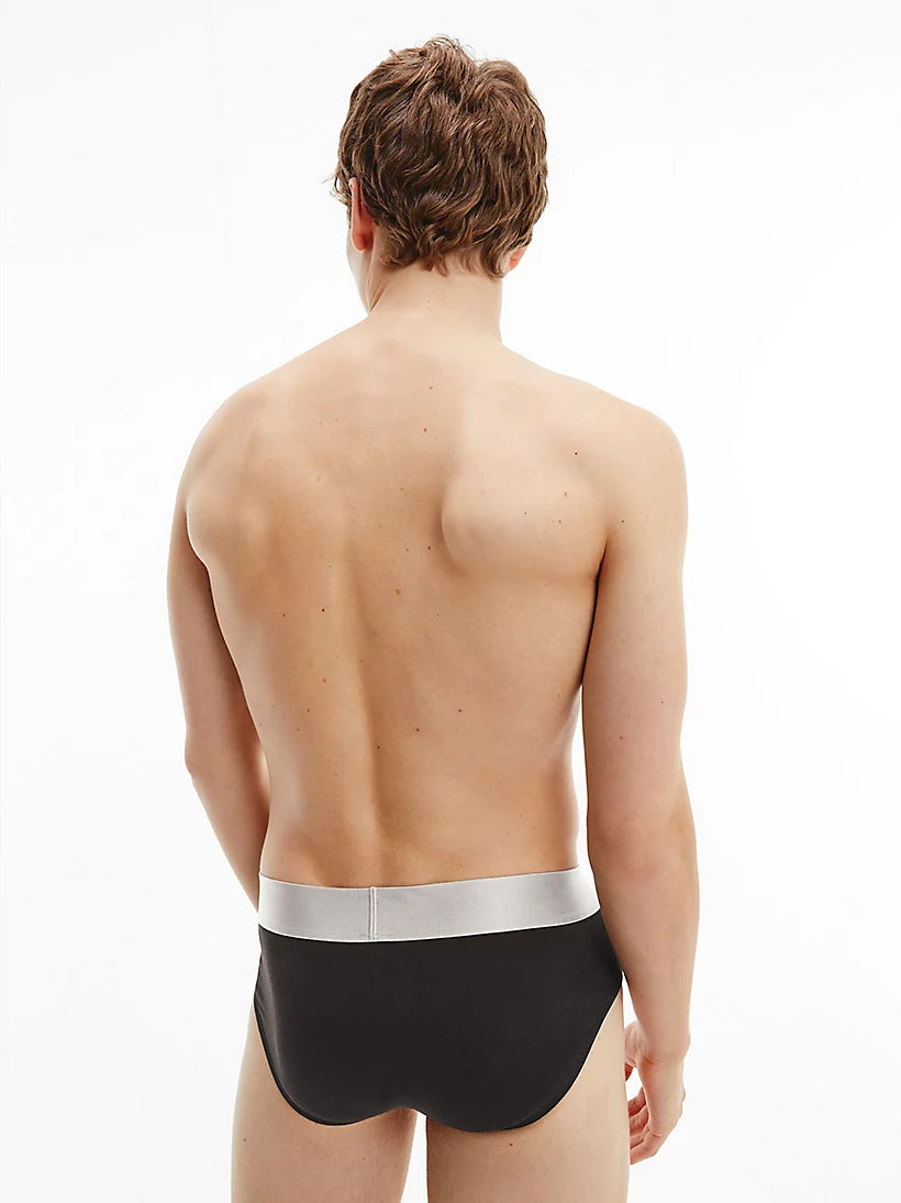 Slip Calvin Klein 3 Pack / Nero - Ideal Moda