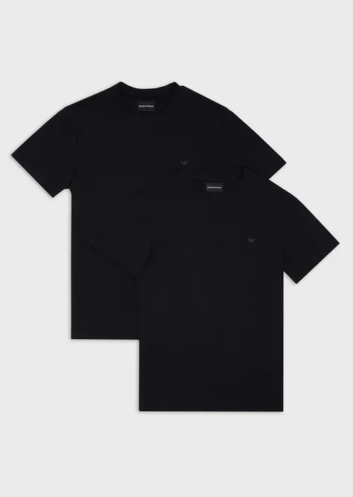 T-Shirt Emporio Armani 2 Pack / Blu - Ideal Moda