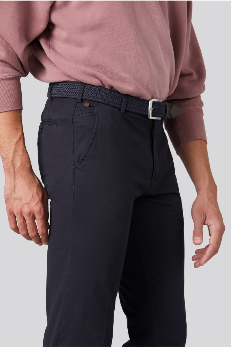 Pantalone Meyer in Cotone / Blu - Ideal Moda