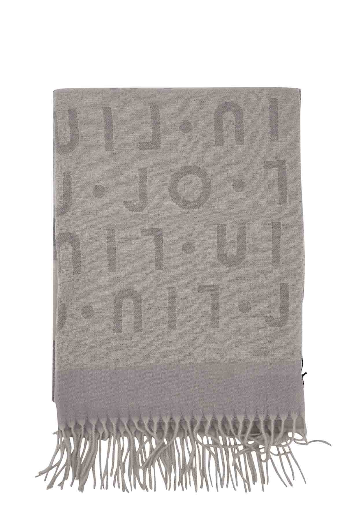 Stola Liu Jo jacquard / Nero - Ideal Moda