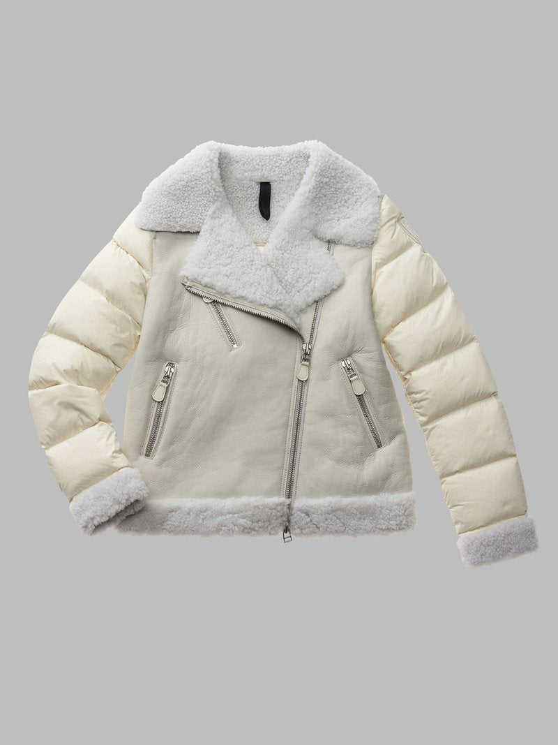Giubbino in Montone Blauer / Bianco - Ideal Moda