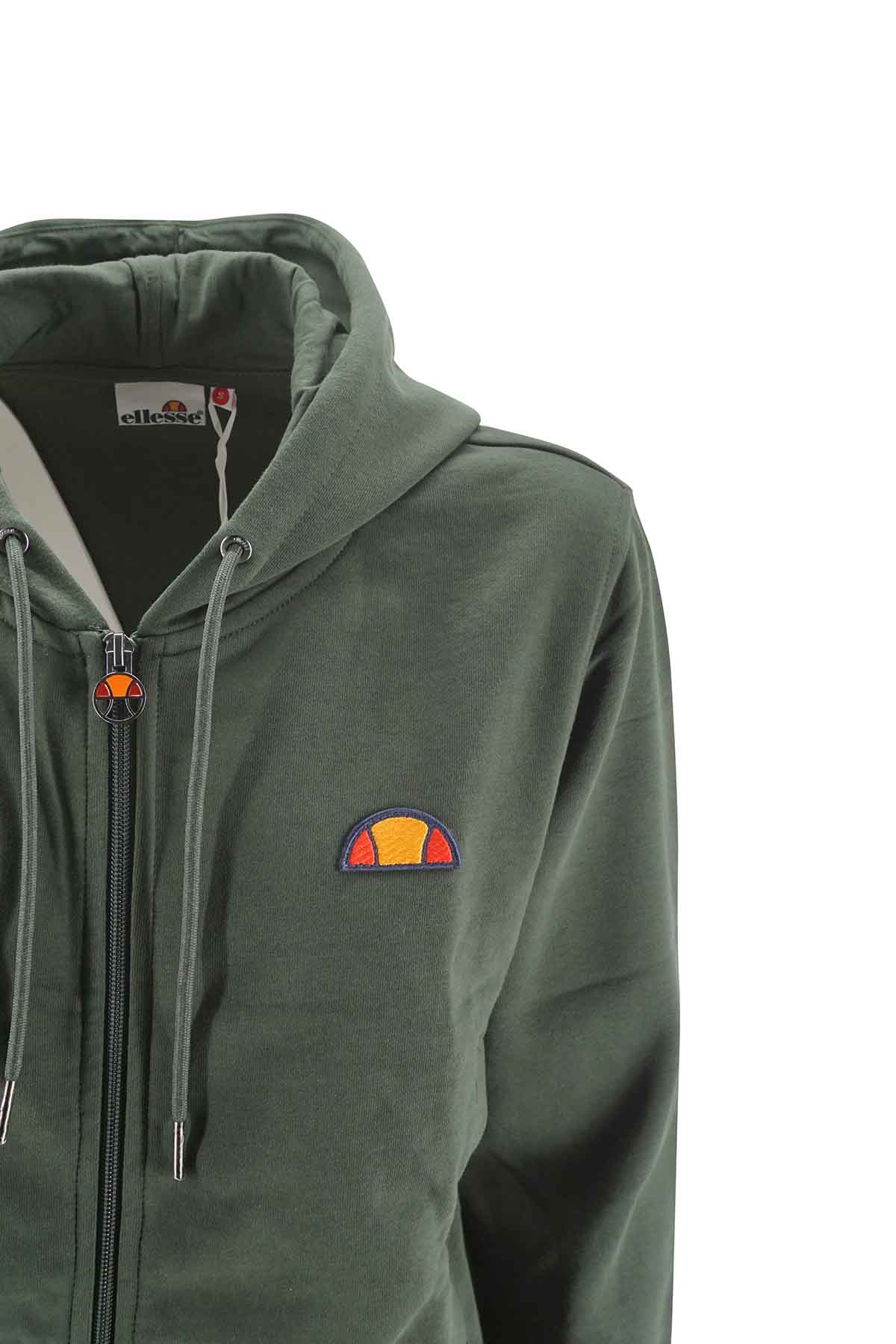 Felpa Ellesse con zip / Verde - Ideal Moda