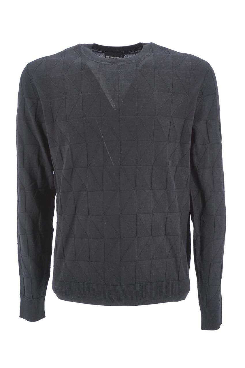 Maglia Emporio Armani in Lana / Nero - Ideal Moda
