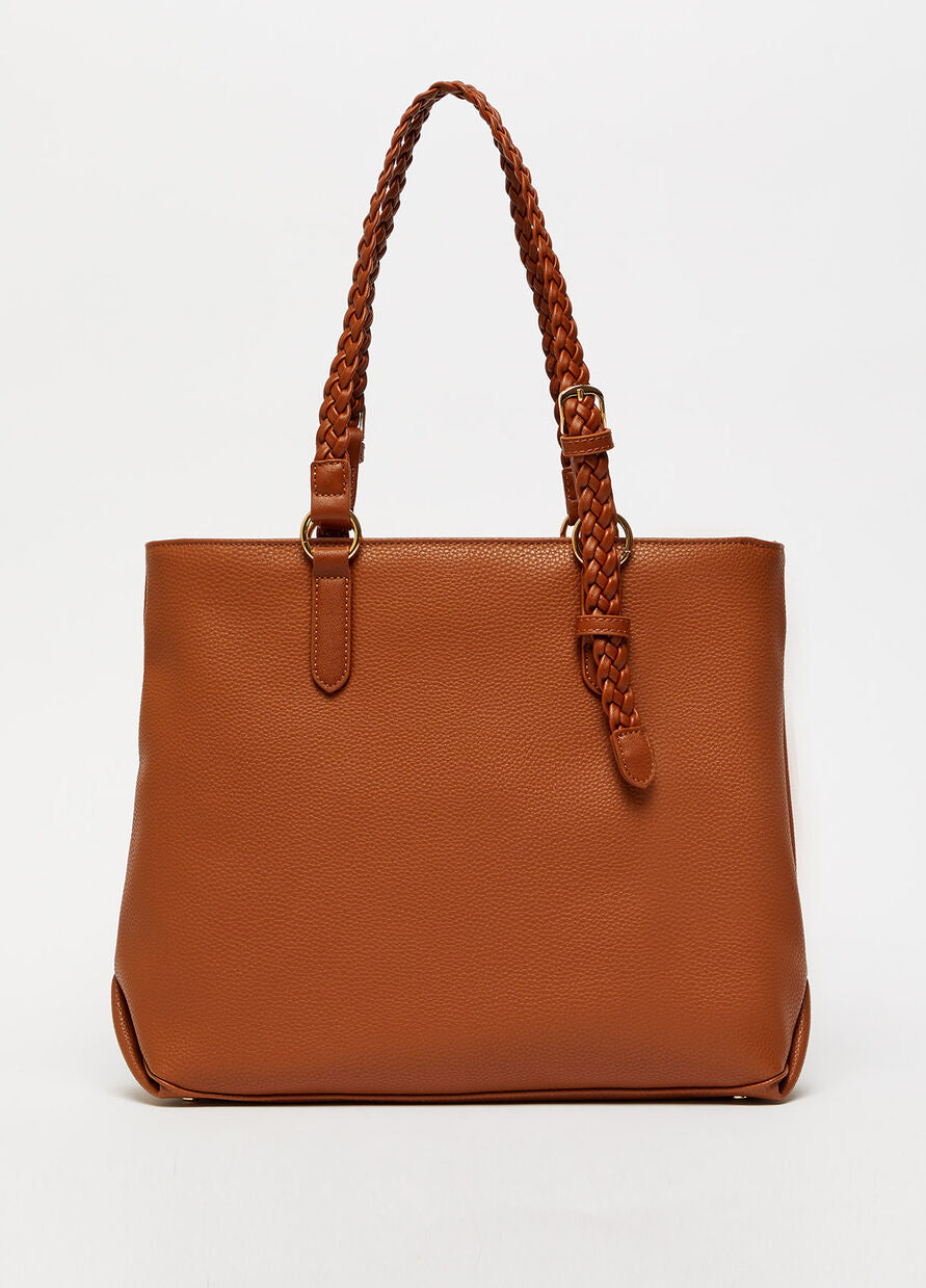 Borsa Shopping con Logo Liu Jo / Cuoio - Ideal Moda