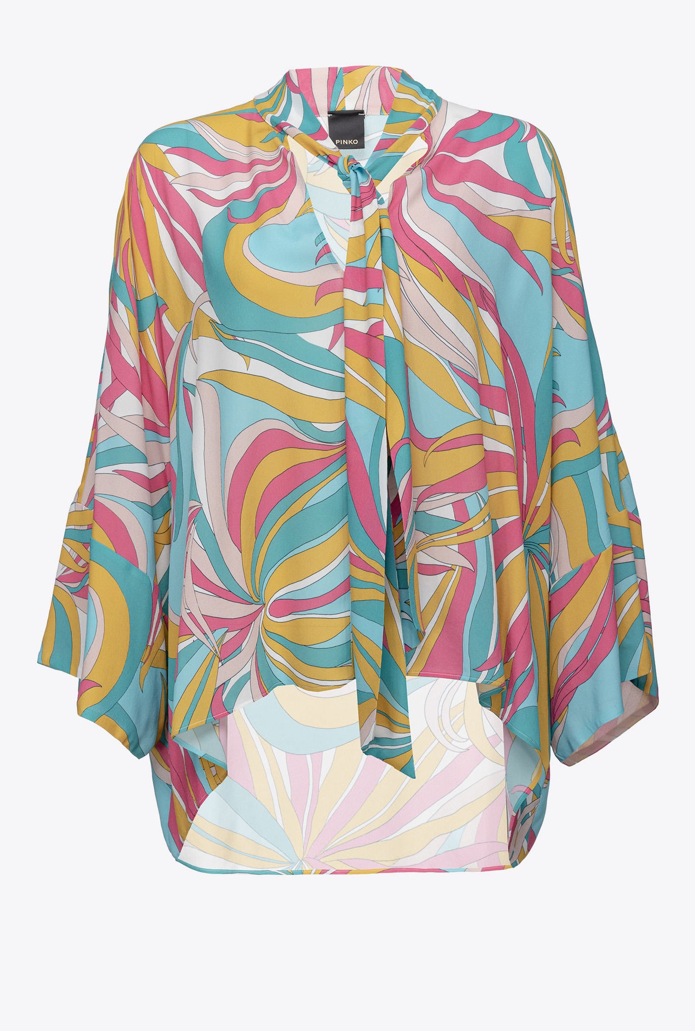 PINKO Multicolor Cotton Sleeveles T-Shirt