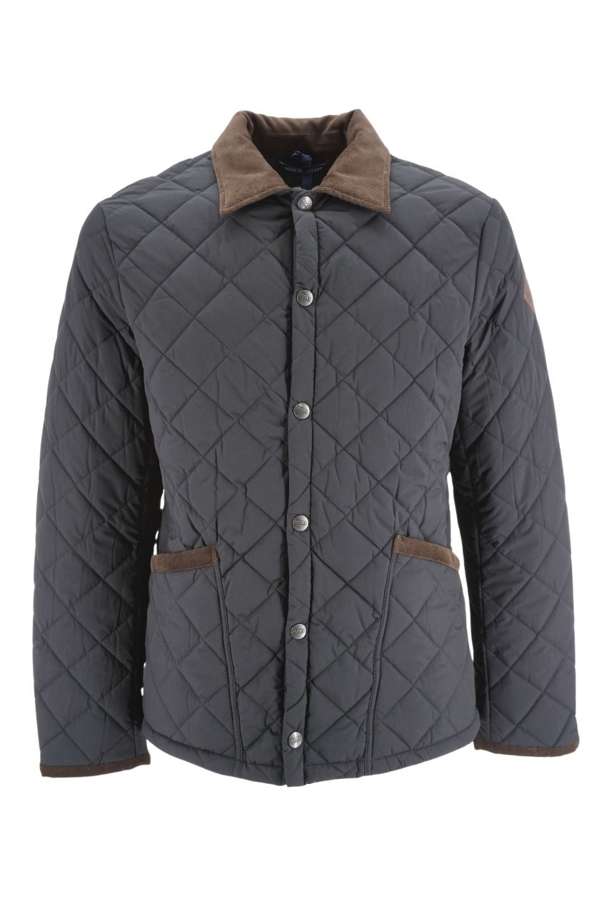 Giubbino Trapuntato con Logo Husky / Nero - Ideal Moda