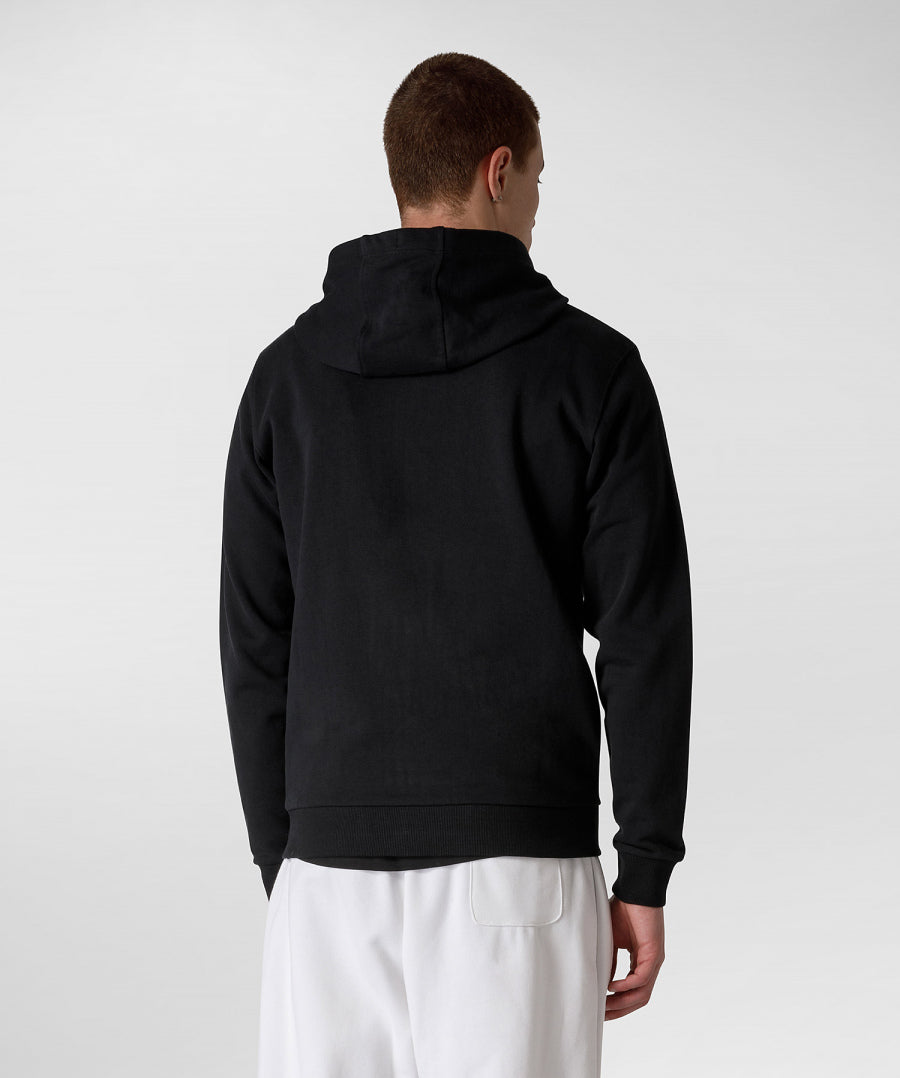 Felpa Peuterey con Cappuccio e zip / Nero - Ideal Moda