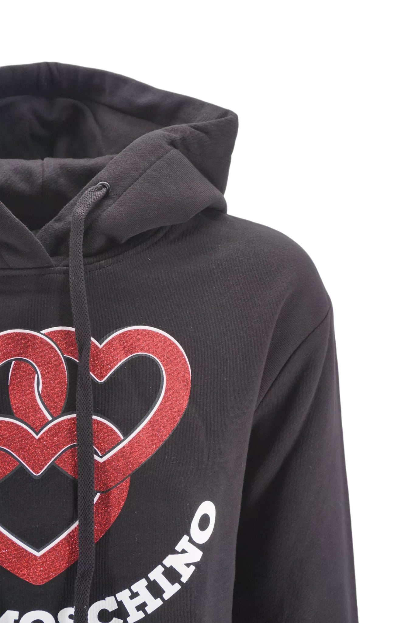 Abito in Felpa con Logo Love Moschino / Nero - Ideal Moda