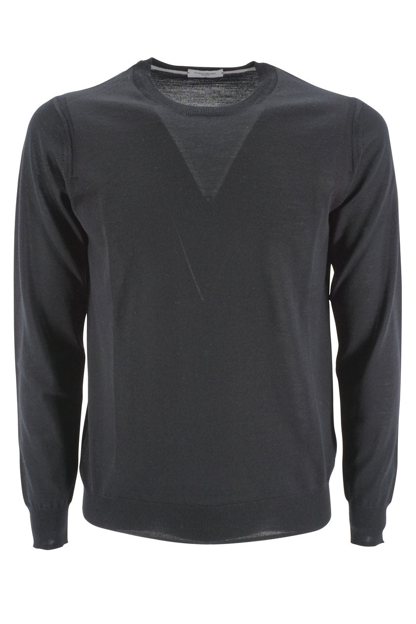 Maglia Paolo Pecora Girocollo / Nero - Ideal Moda