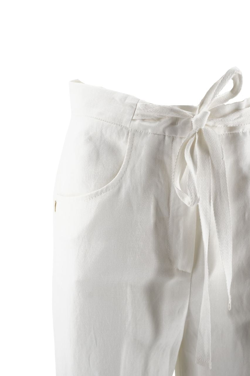 Pantalone Manila Grace a Palazzo / Bianco - Ideal Moda