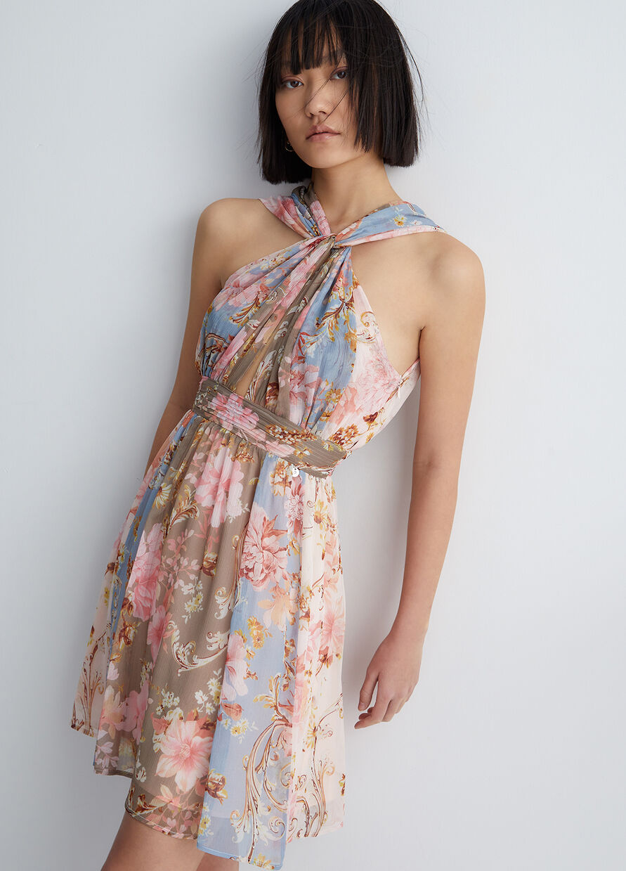 Abito Floreale Liu Jo / Rosa - Ideal Moda