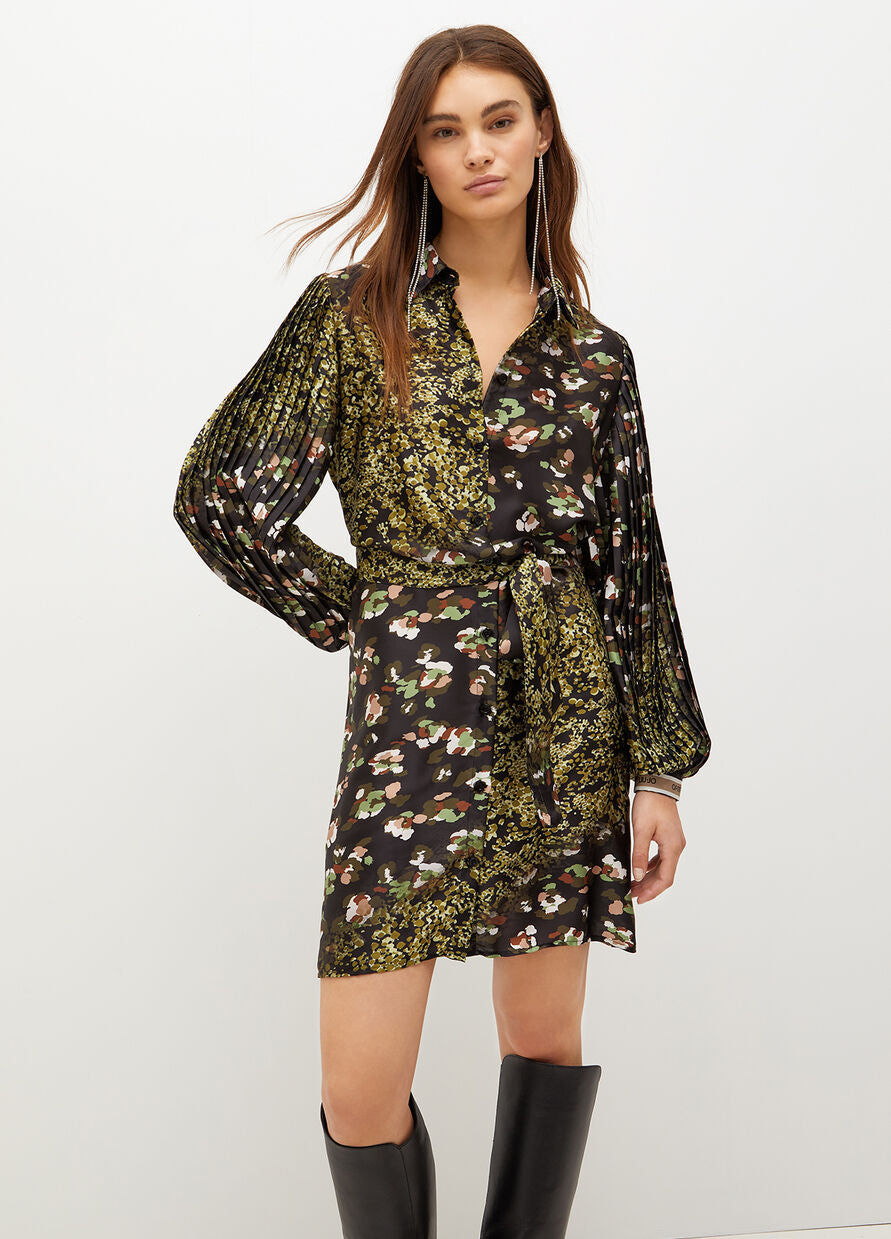 Vestito Chemisier in Raso Liu Jo / Nero - Ideal Moda