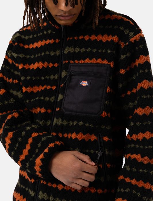 Felpa in Pile a Fantasia Dickies / Nero - Ideal Moda