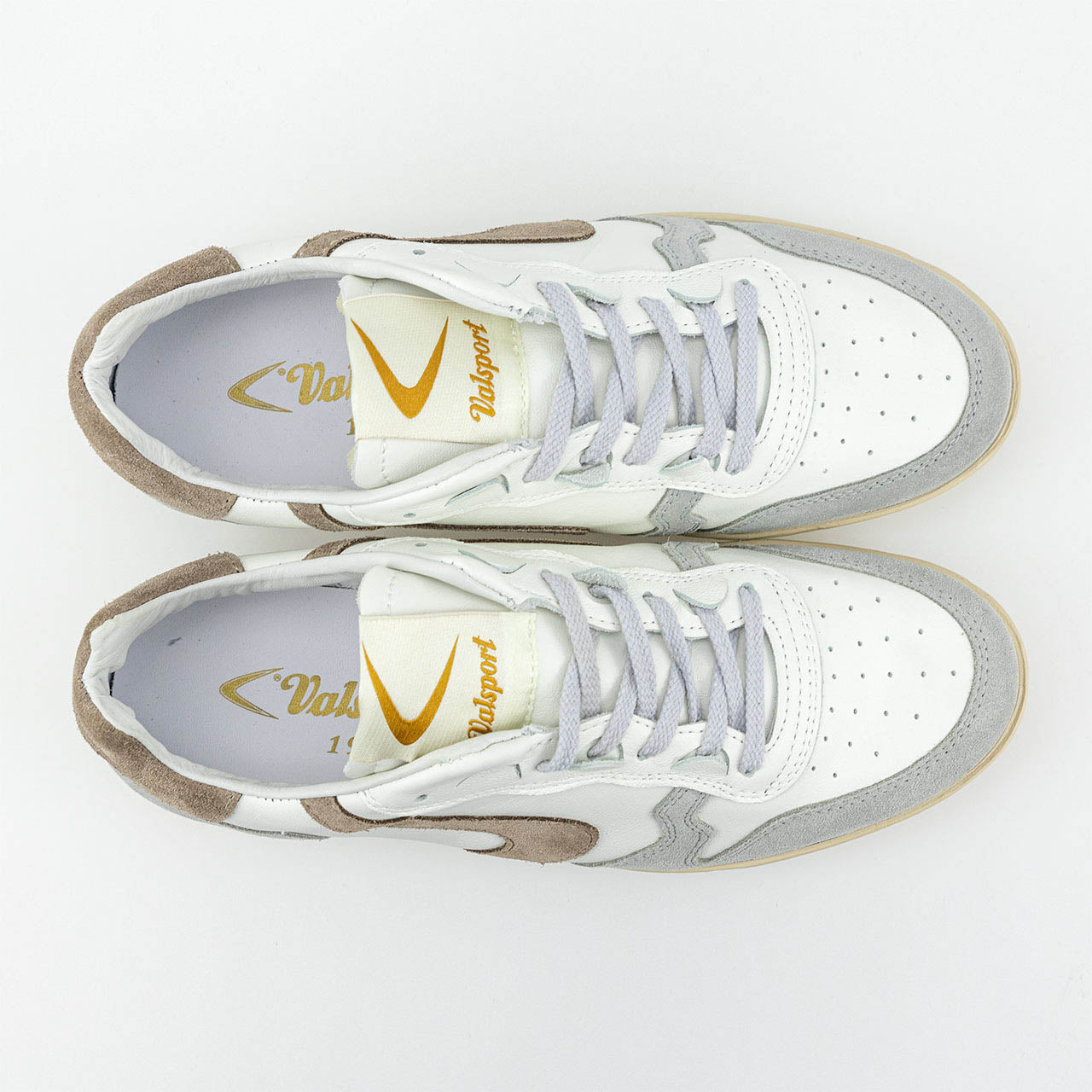 Sneaker con Logo Valsport / Beige - Ideal Moda