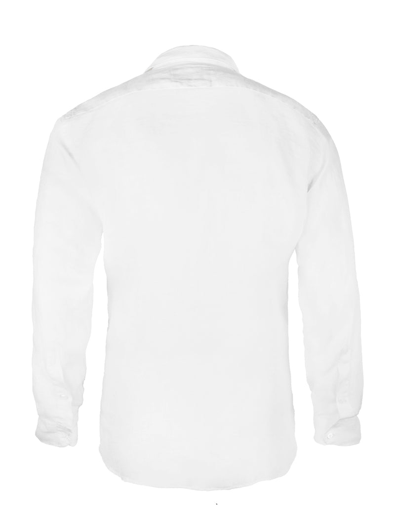 Camicia Mc2 Saint Barth in Lino / Bianco - Ideal Moda