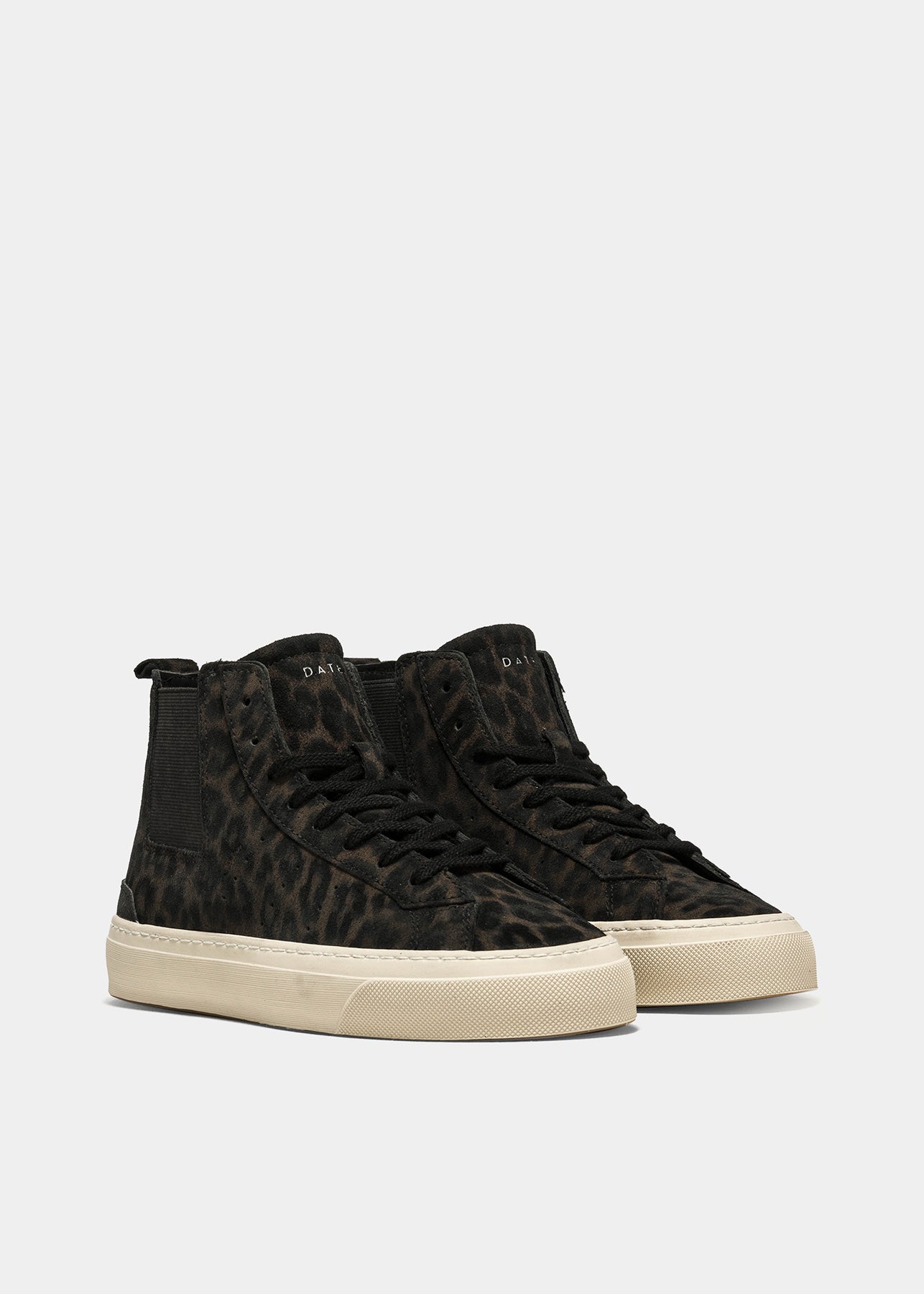 Sneaker DATE Sonica High Animalier / Bianco - Ideal Moda