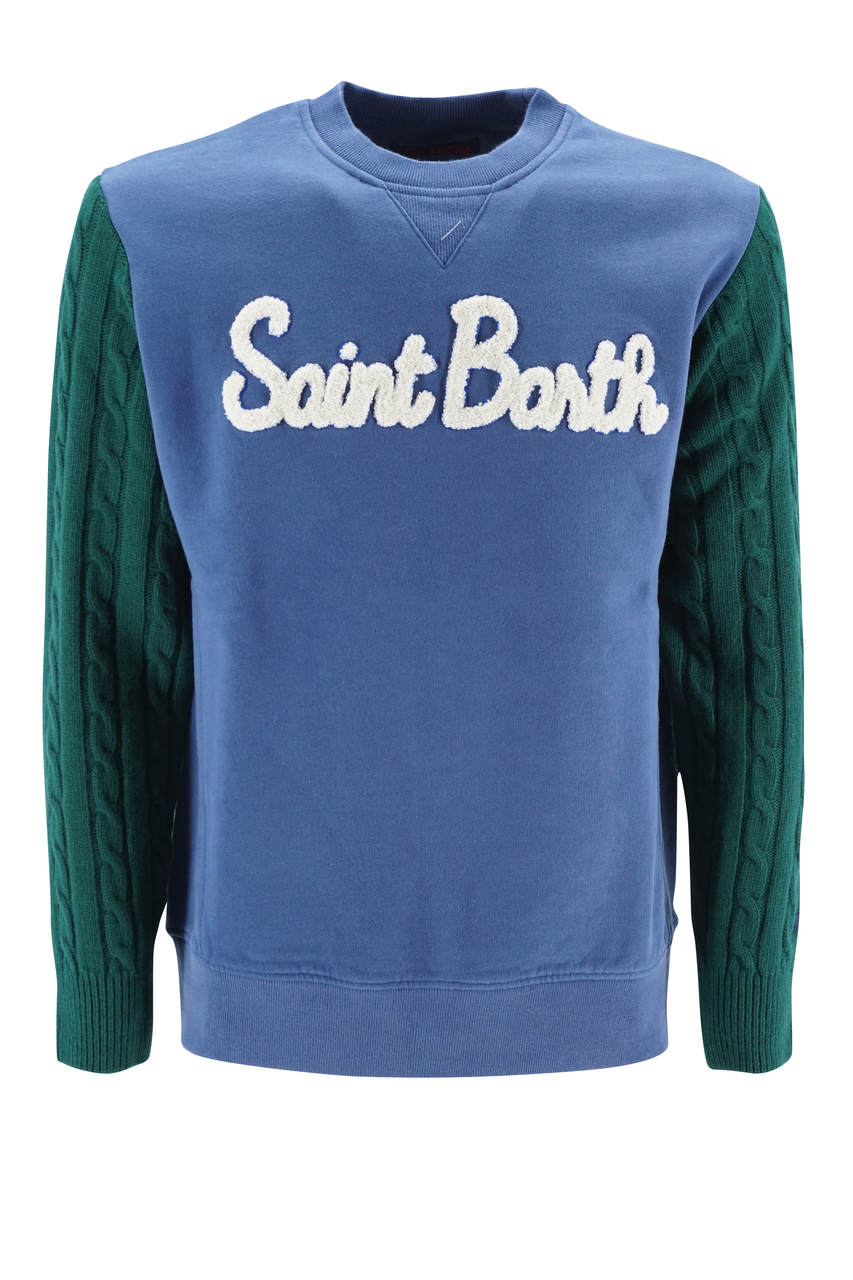 Felpa Mc2 Saint Barth / Blu - Ideal Moda