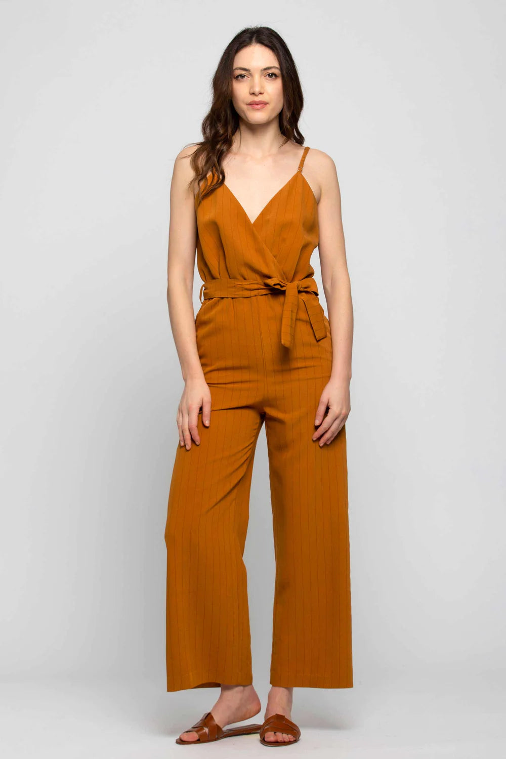 Tuta in Viscosa Kocca / Marrone - Ideal Moda