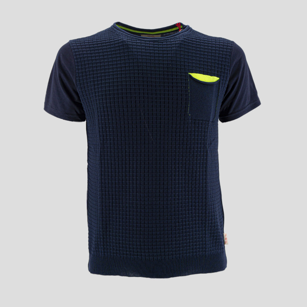 T-Shirt Doppio Tessuto / Fantasia - Ideal Moda