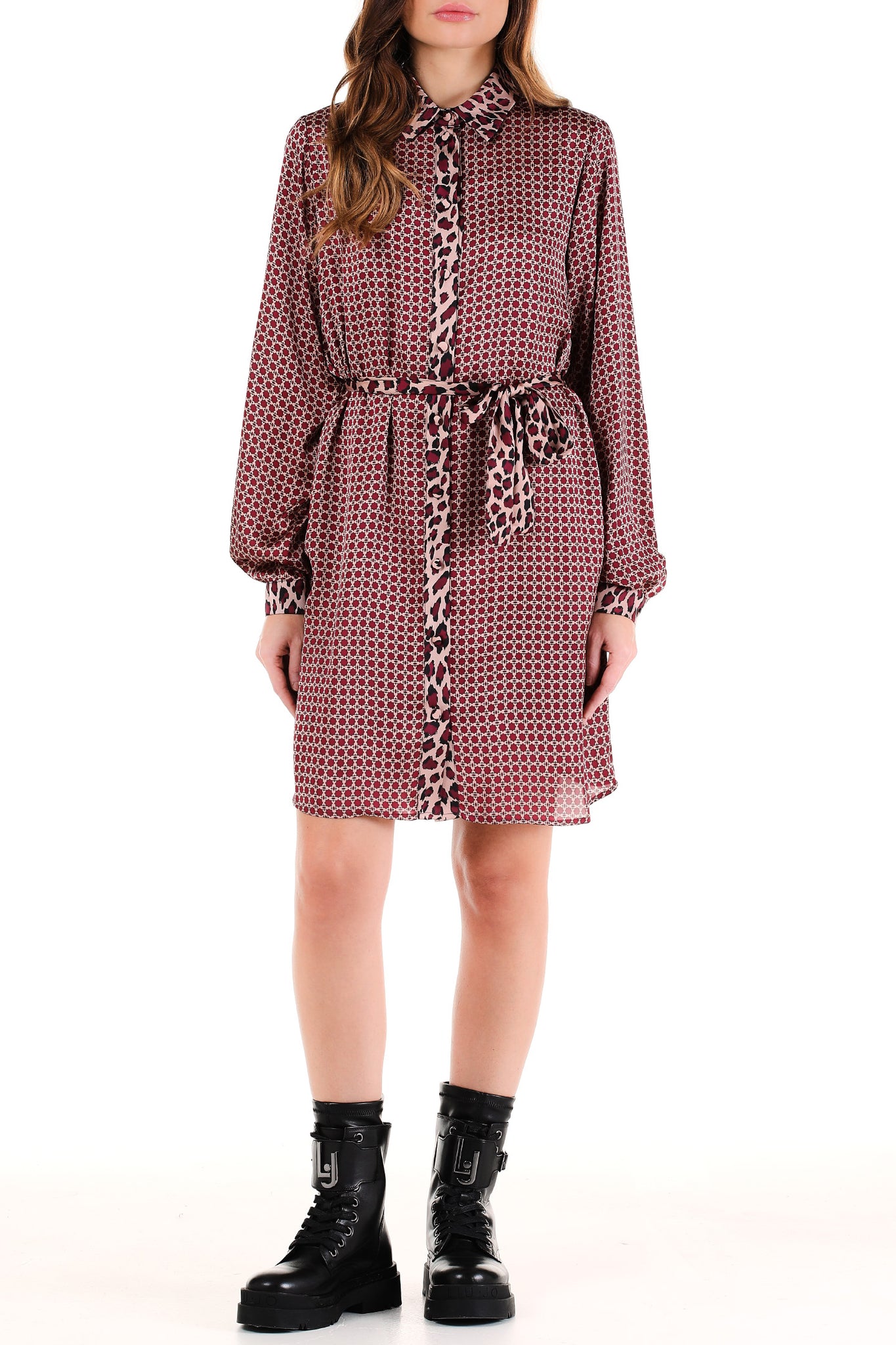 Vestito Liu Jo Chemisier / Bordeaux - Ideal Moda