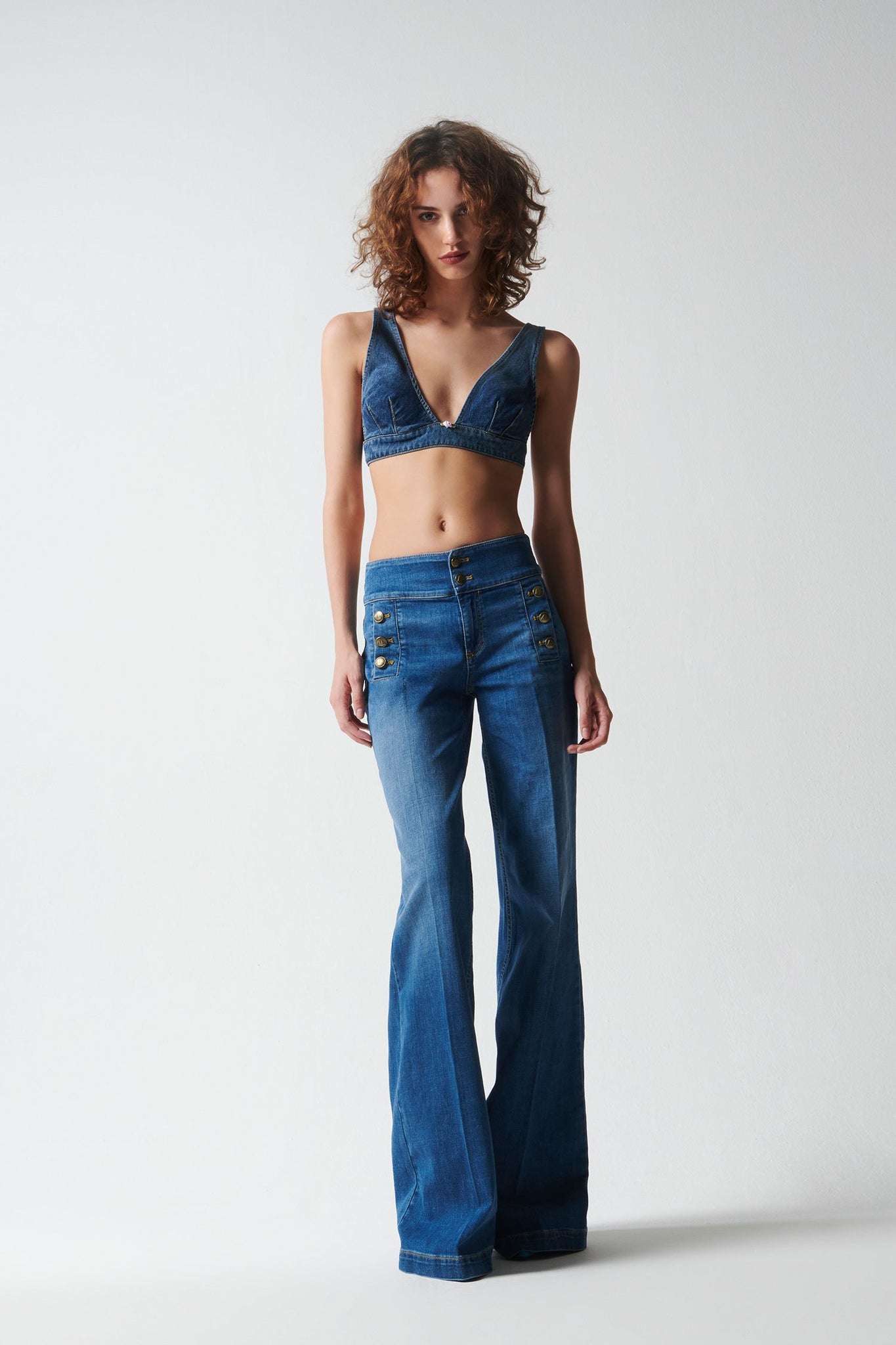 Jeans a Vita Alta Aniye By / Jeans - Ideal Moda