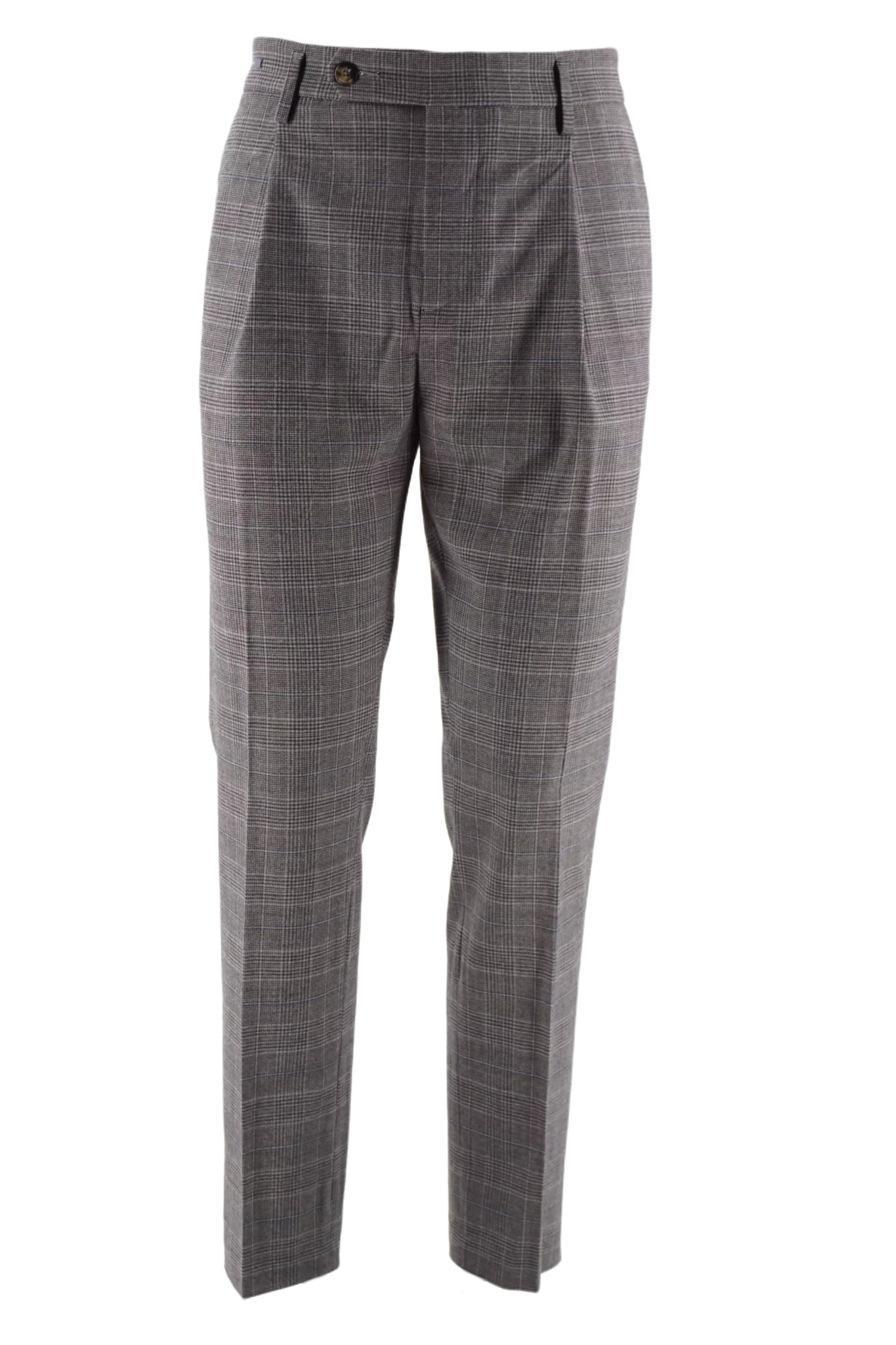 Pantalone a Fantasia con Pence Teleria Zed / Grigio - Ideal Moda