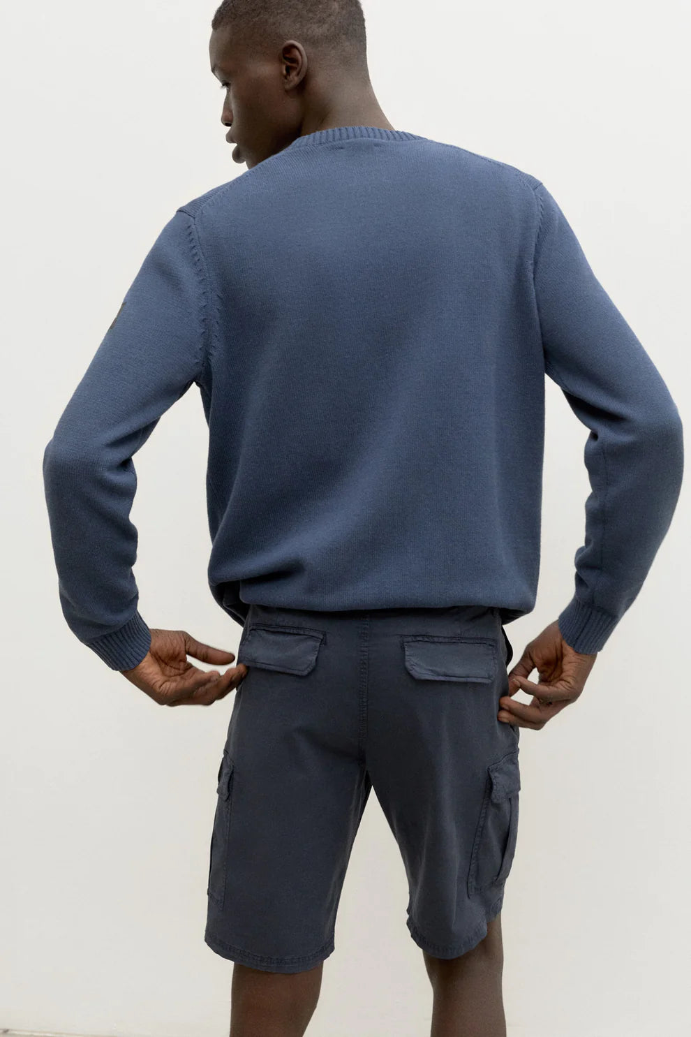 Short in Cotone Riciclato Ecoalf / Blu - Ideal Moda