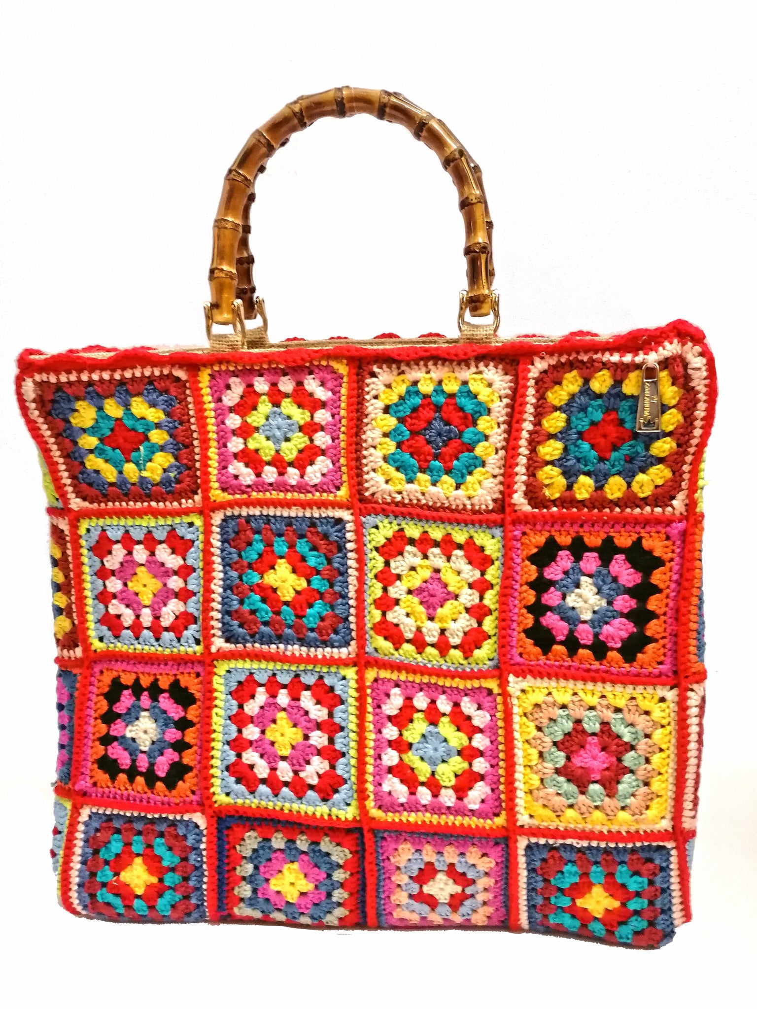 Borsa La Milanesa Crochet / Rosso - Ideal Moda