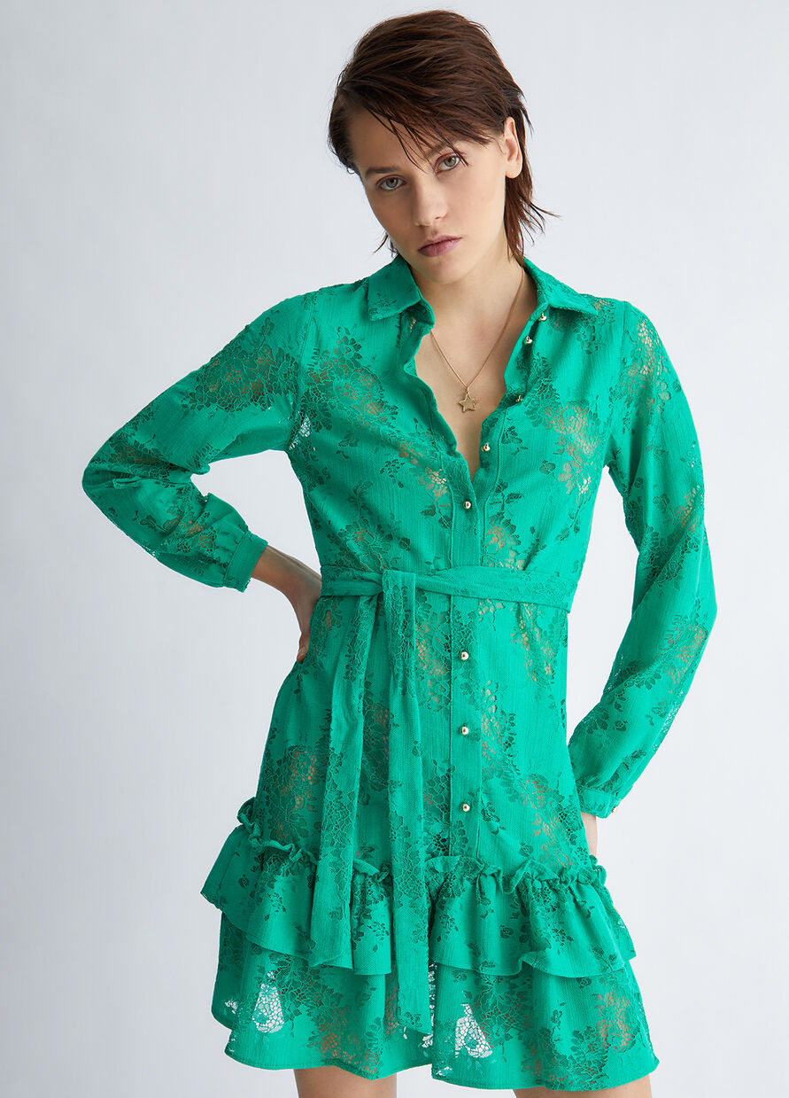 Abito Chemisier Liu Jo / Verde - Ideal Moda