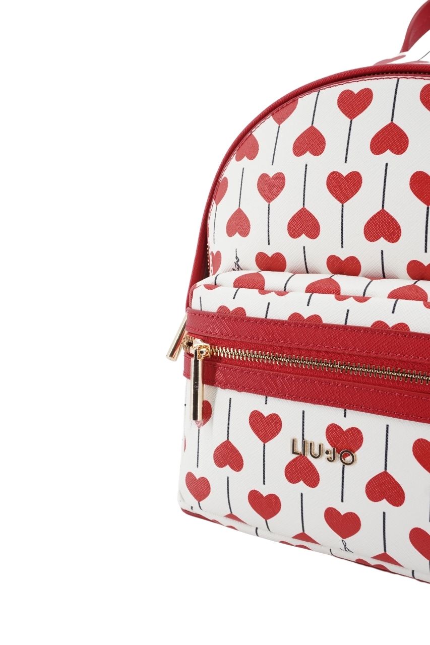 Zaino Liu Jo con Cuori / Rosso - Ideal Moda