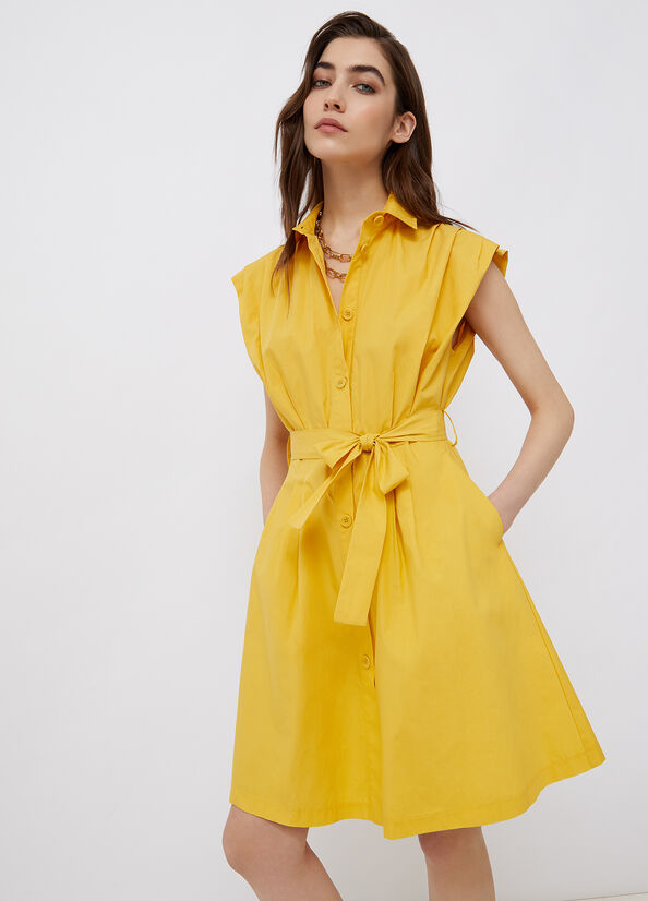 Abito Liu Jo in Popeline / Giallo - Ideal Moda